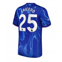 Maglia Calcio Chelsea Moises Caicedo #25 Prima Divisa 2024-25 Manica Corta